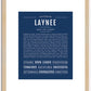 Laynee | Name Art Print