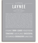 Laynee | Name Art Print – Name Stories