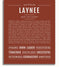 Laynee | Name Art Print – Name Stories