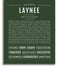 Laynee | Name Art Print – Name Stories