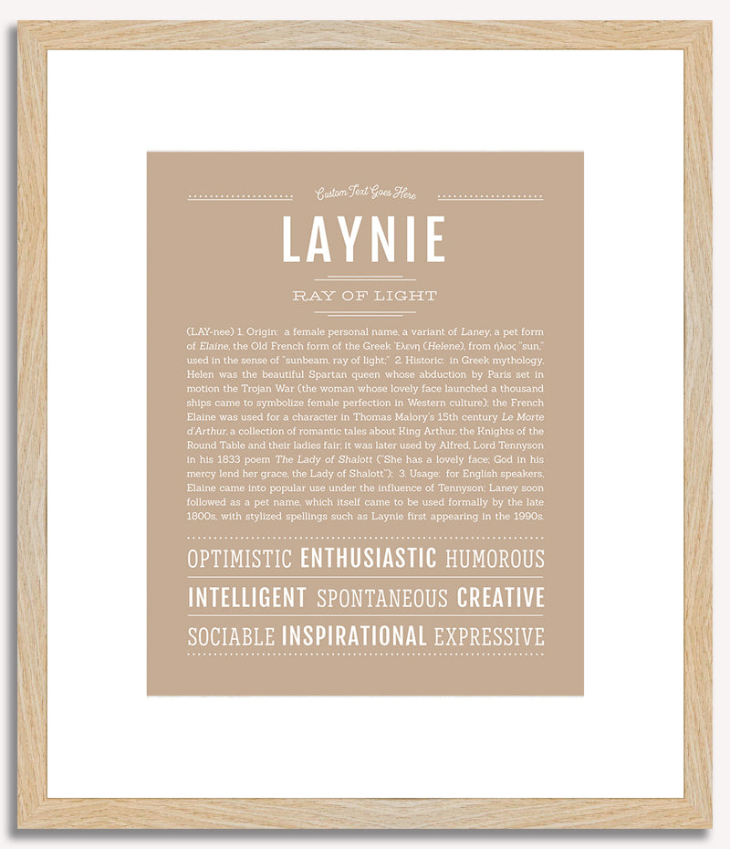 Laynie | Name Art Print