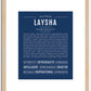 Laysha | Name Art Print