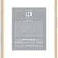 Lea | Name Art Print