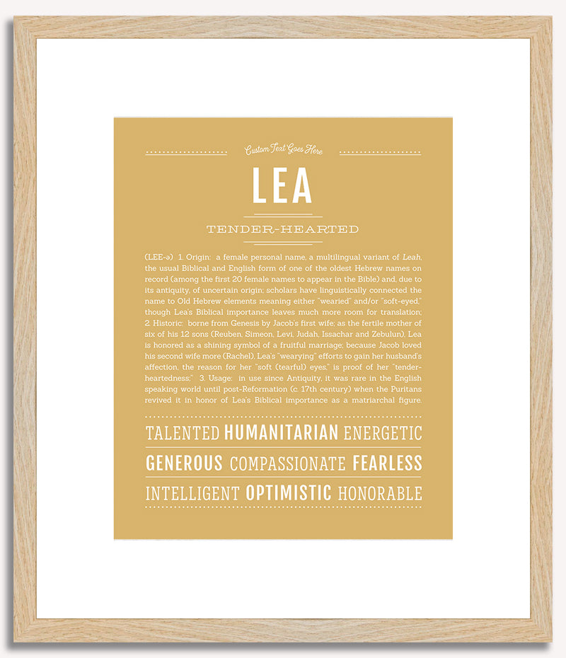 Lea | Name Art Print