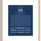 Lea | Name Art Print