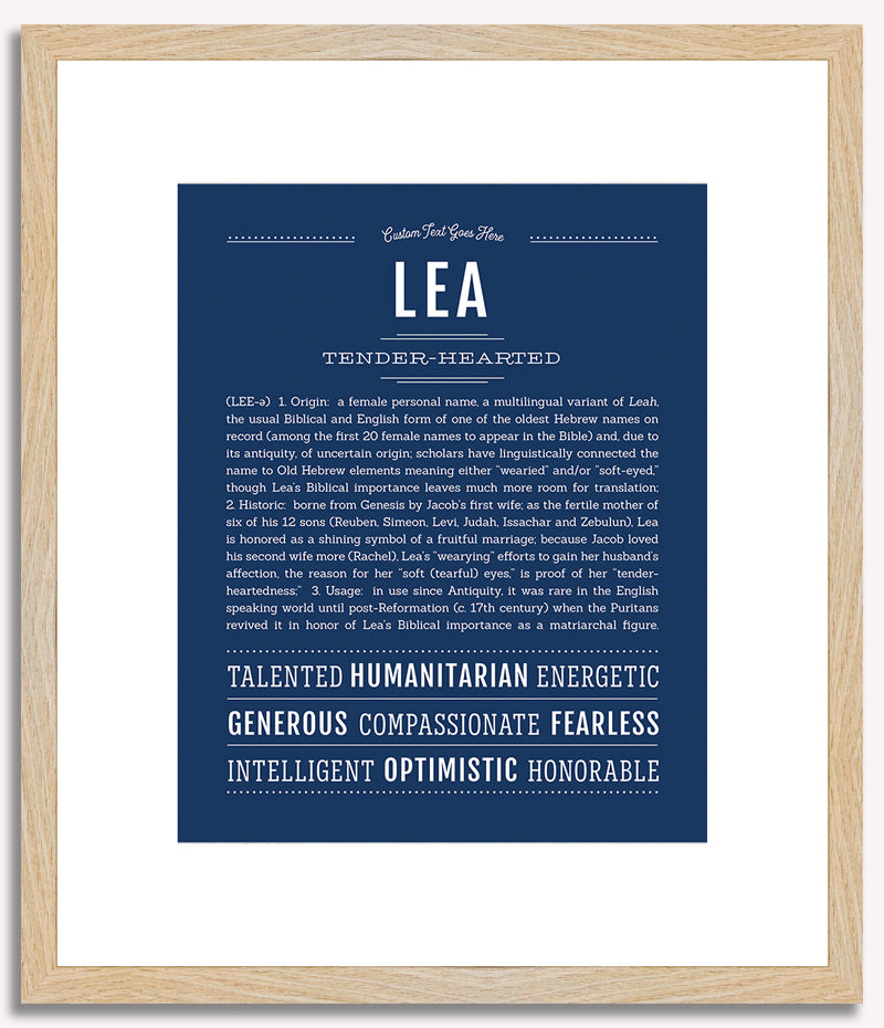 Lea | Name Art Print