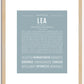 Lea | Name Art Print