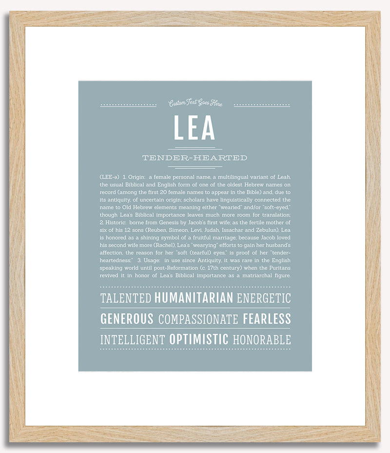 Lea | Name Art Print