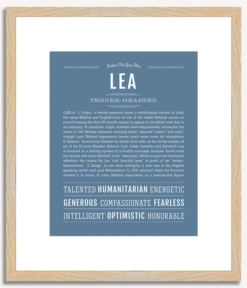 Lea | Name Art Print