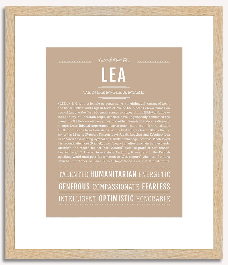 Lea | Name Art Print