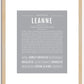 Leanne | Name Art Print