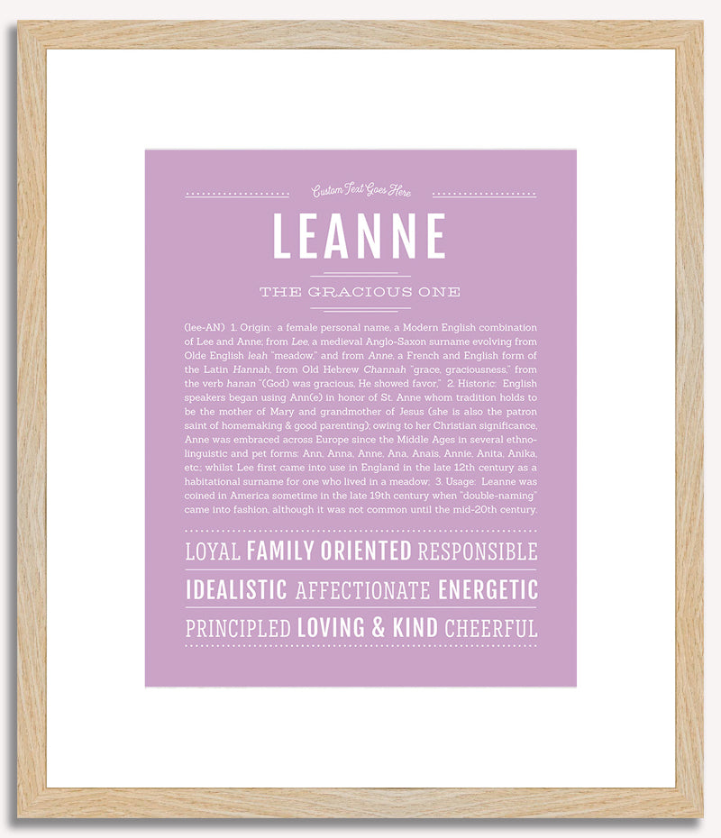 Leanne | Name Art Print