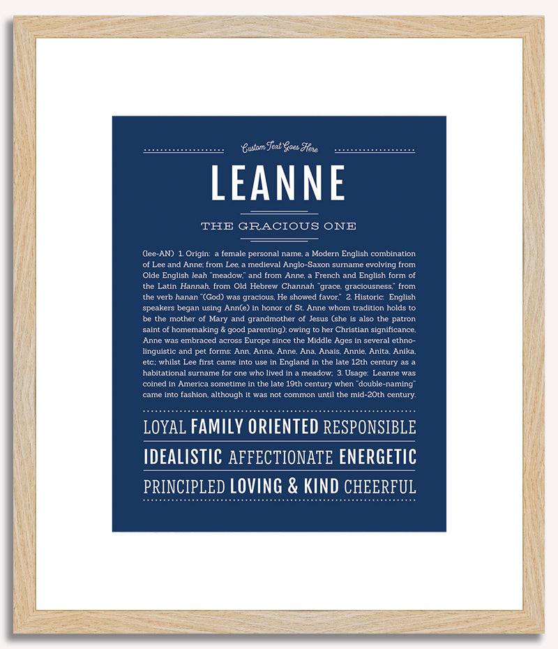 Leanne | Name Art Print