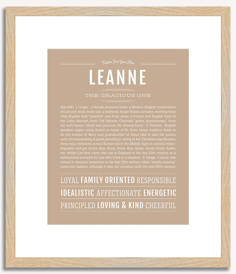 Leanne | Name Art Print