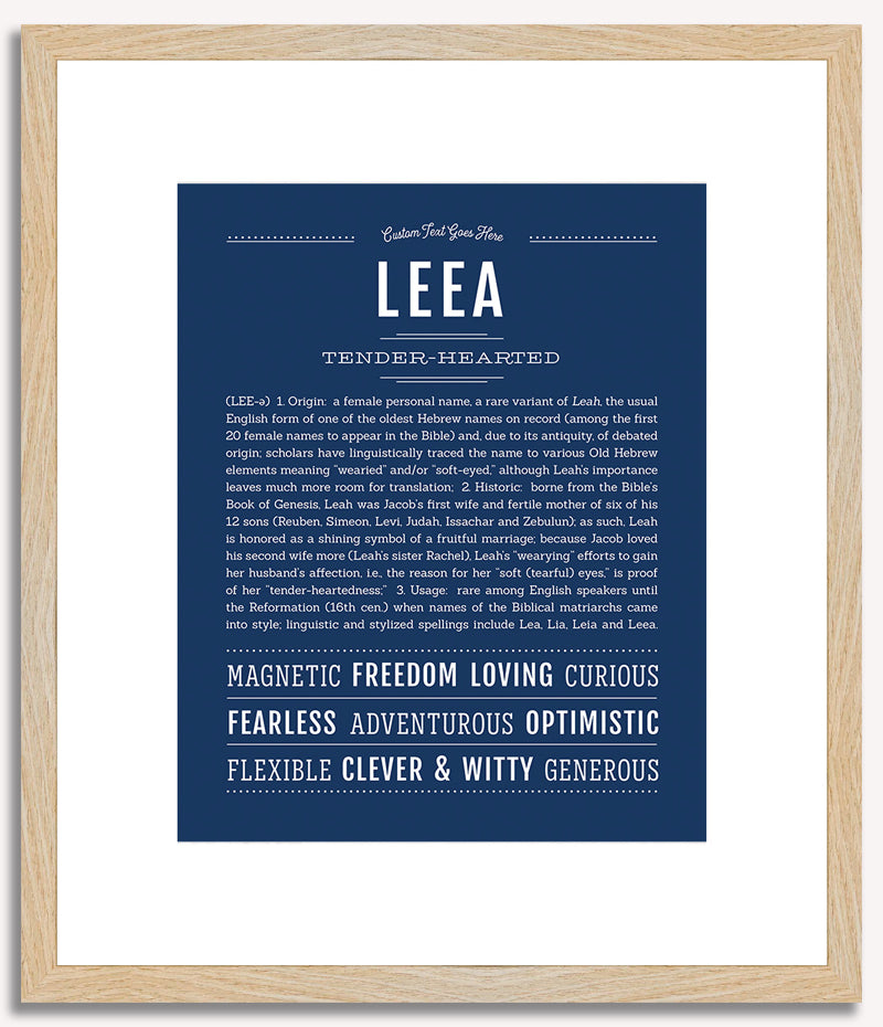 Leea | Name Art Print