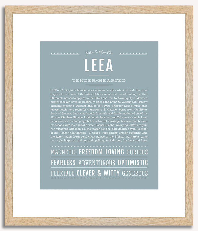 Leea | Name Art Print