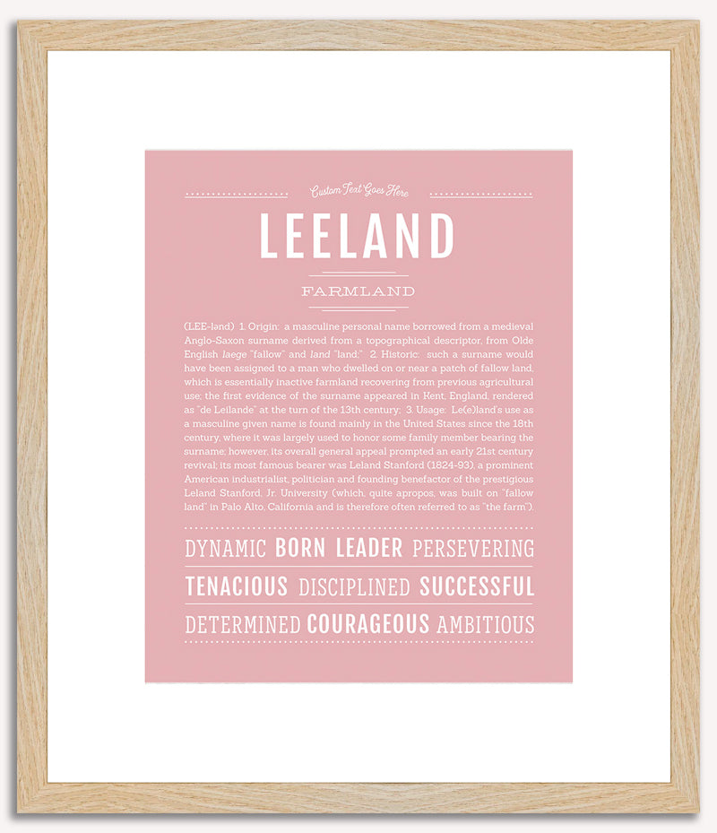 Leeland | Name Art Print