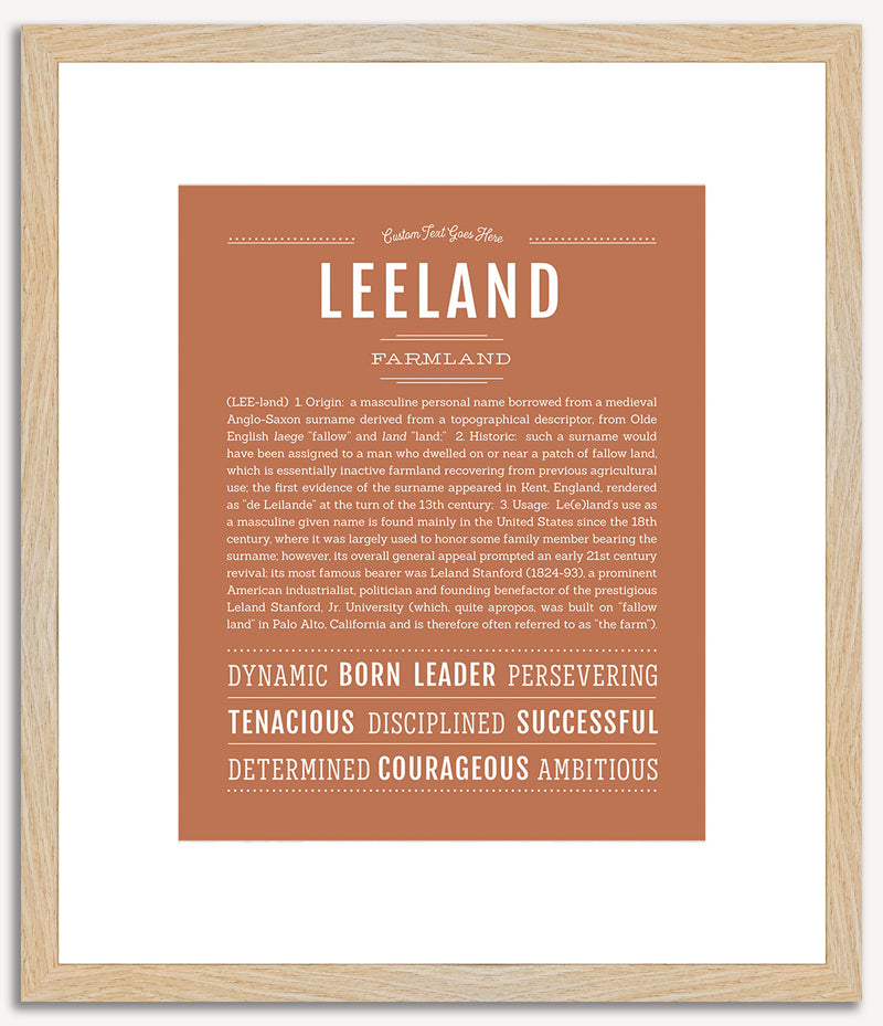 Leeland | Name Art Print