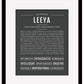 Leeya | Name Art Print