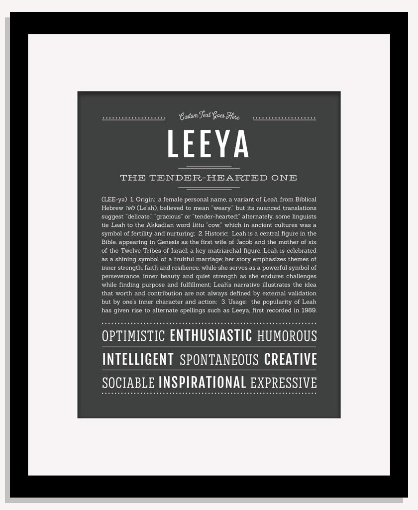 Leeya | Name Art Print