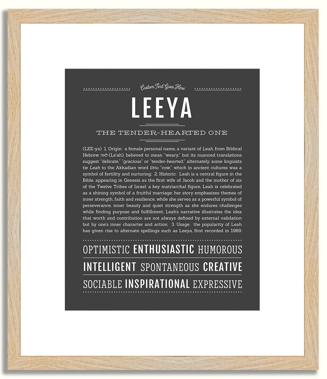 Leeya | Name Art Print