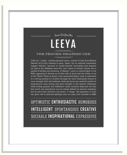 Leeya | Name Art Print