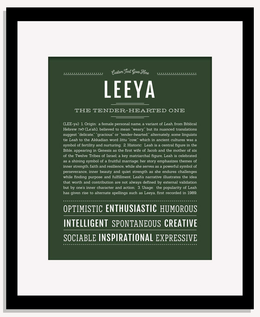 Leeya | Name Art Print