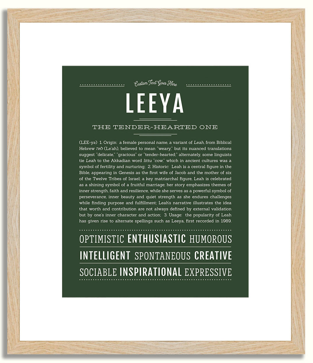 Leeya | Name Art Print