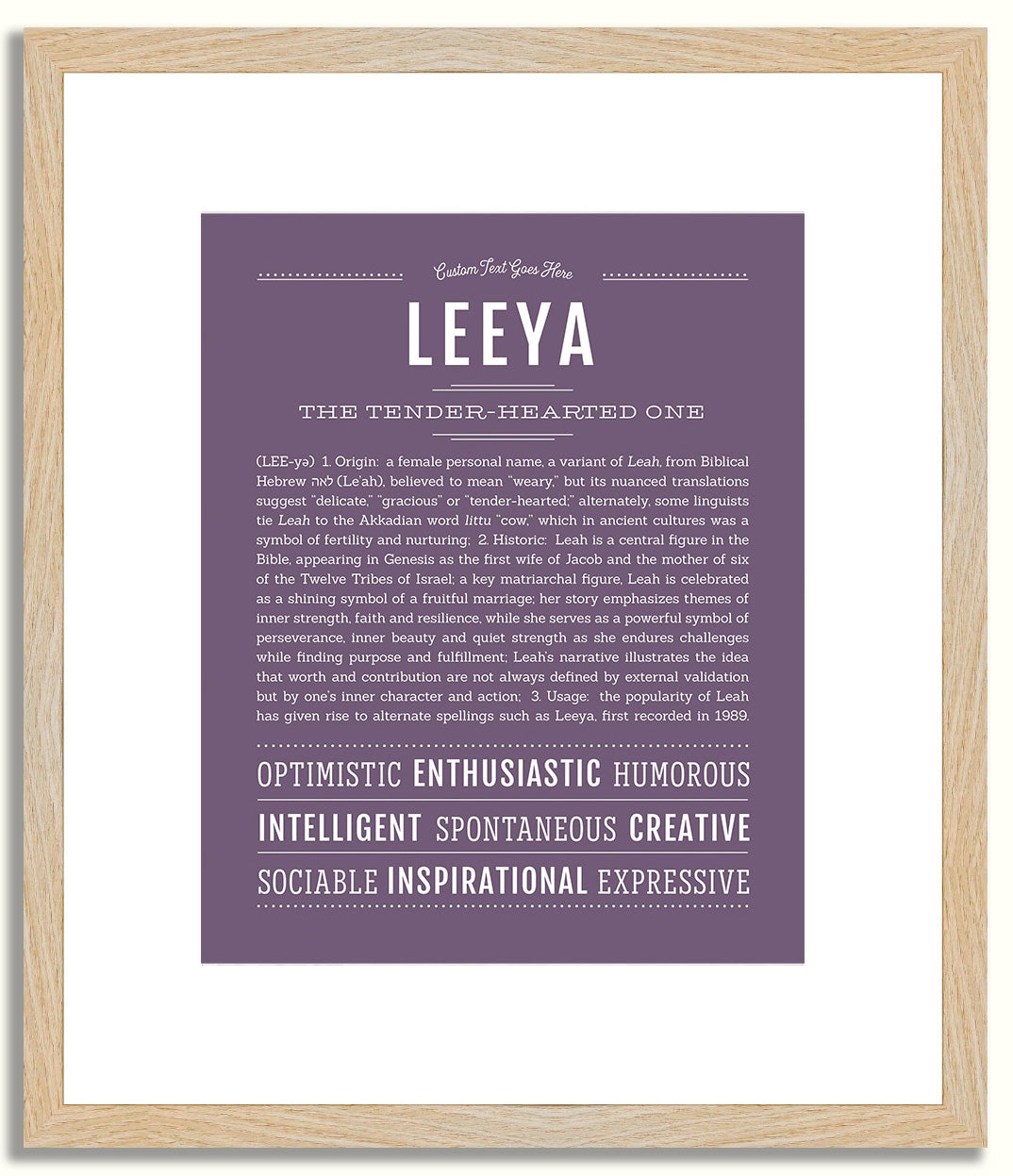 Leeya | Name Art Print