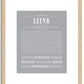 Leeya | Name Art Print