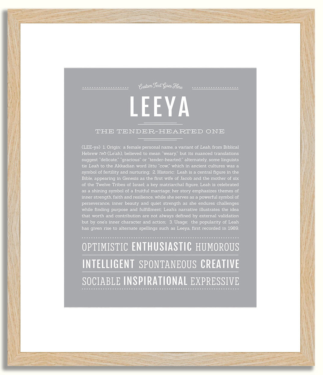 Leeya | Name Art Print