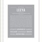 Leeya | Name Art Print