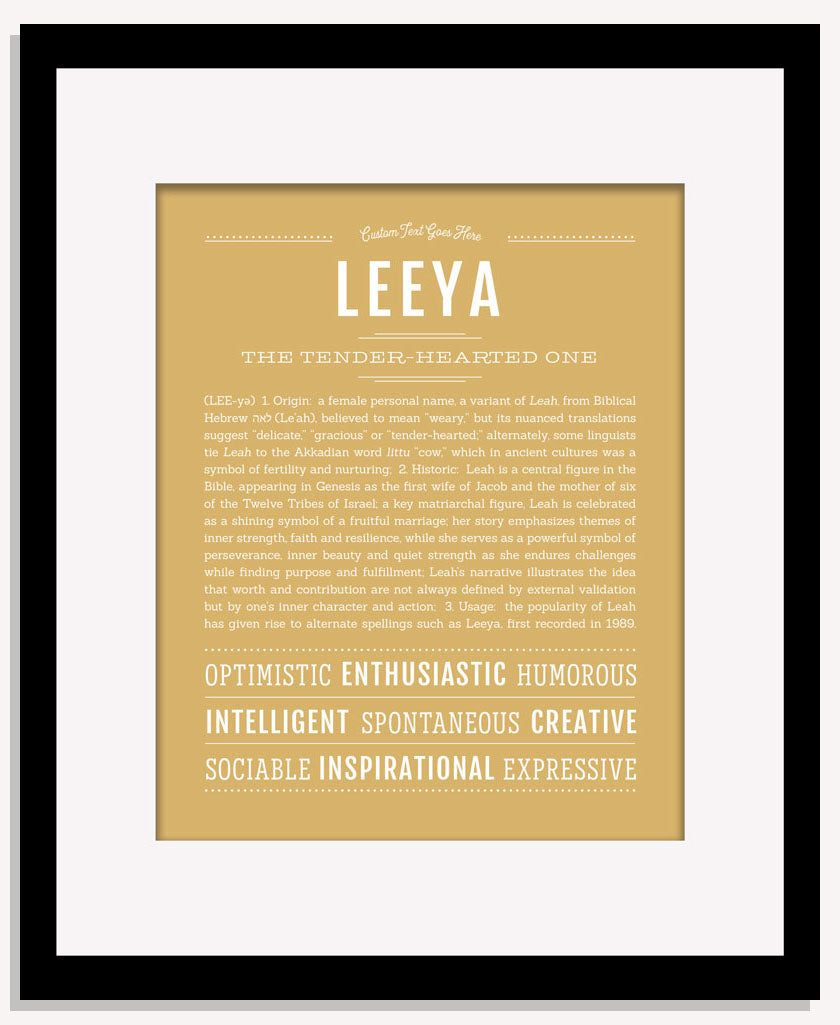 Leeya | Name Art Print