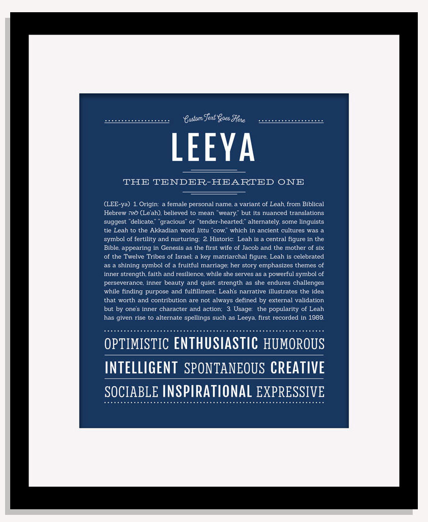 Leeya | Name Art Print