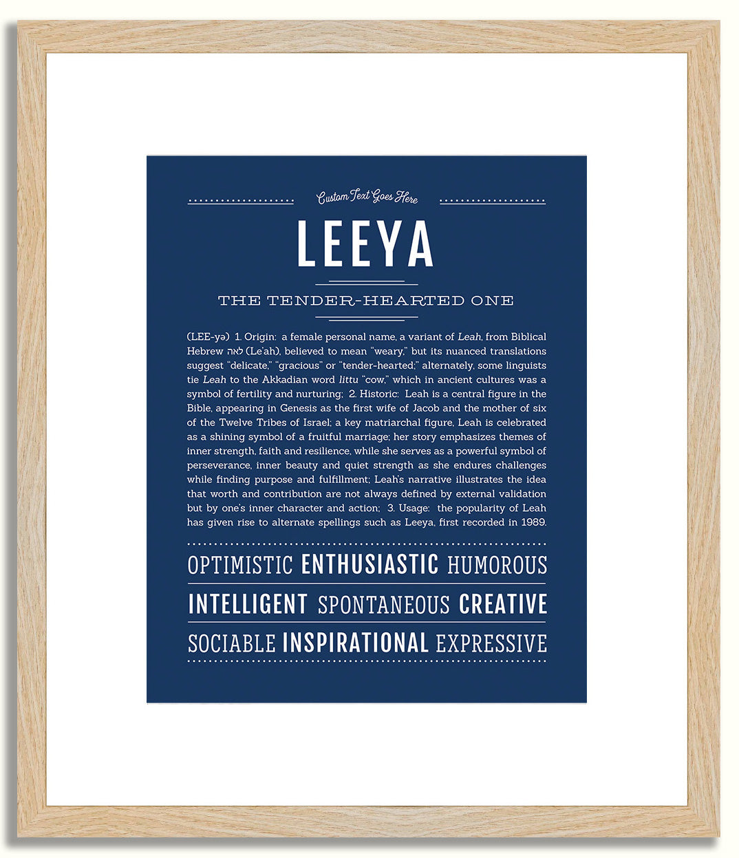Leeya | Name Art Print