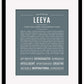 Leeya | Name Art Print
