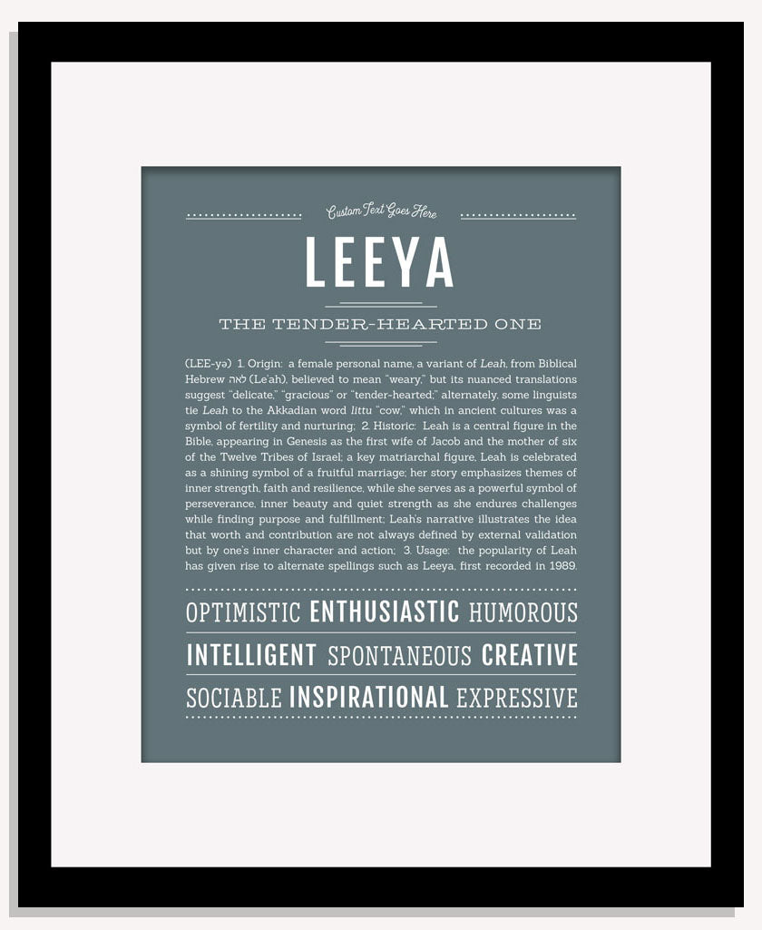 Leeya | Name Art Print