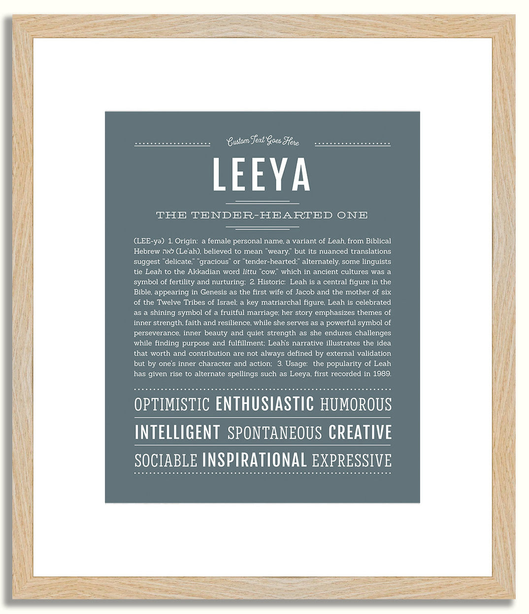Leeya | Name Art Print
