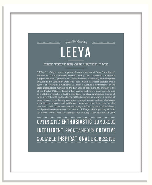 Leeya | Name Art Print