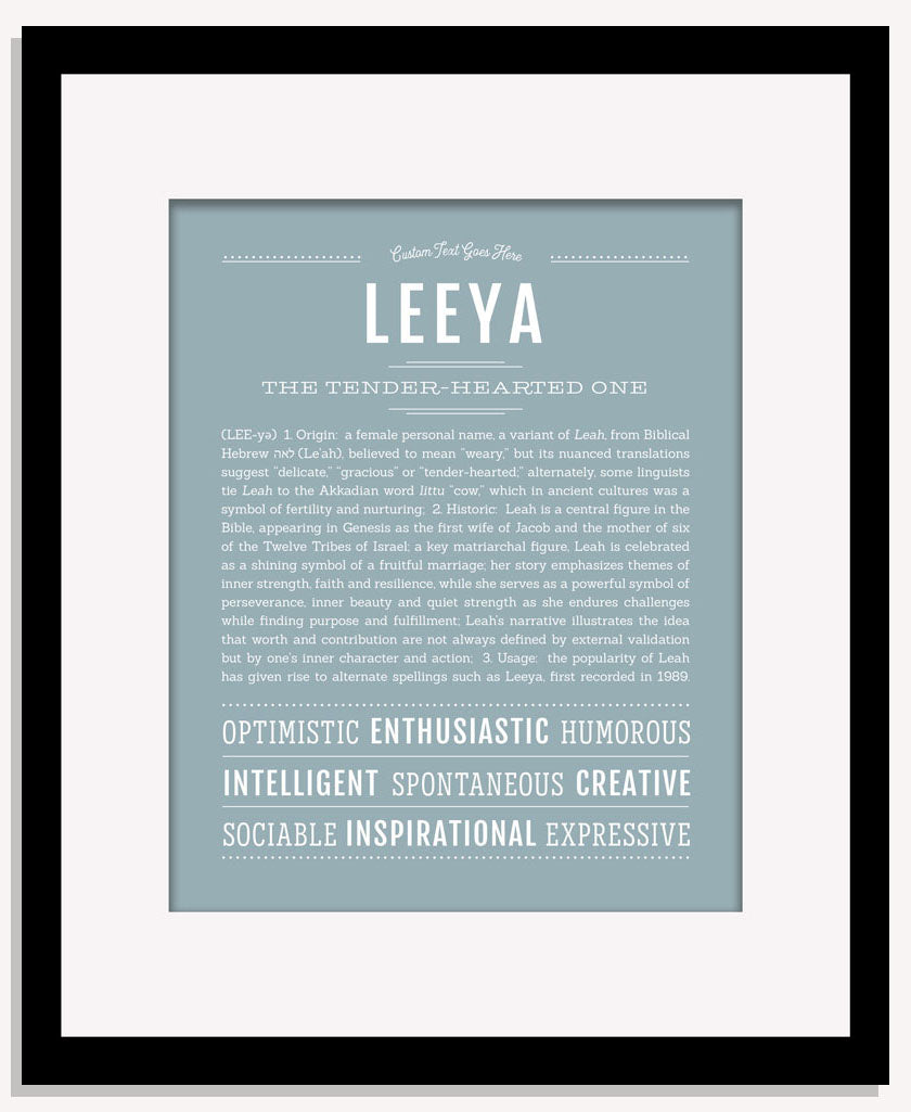 Leeya | Name Art Print