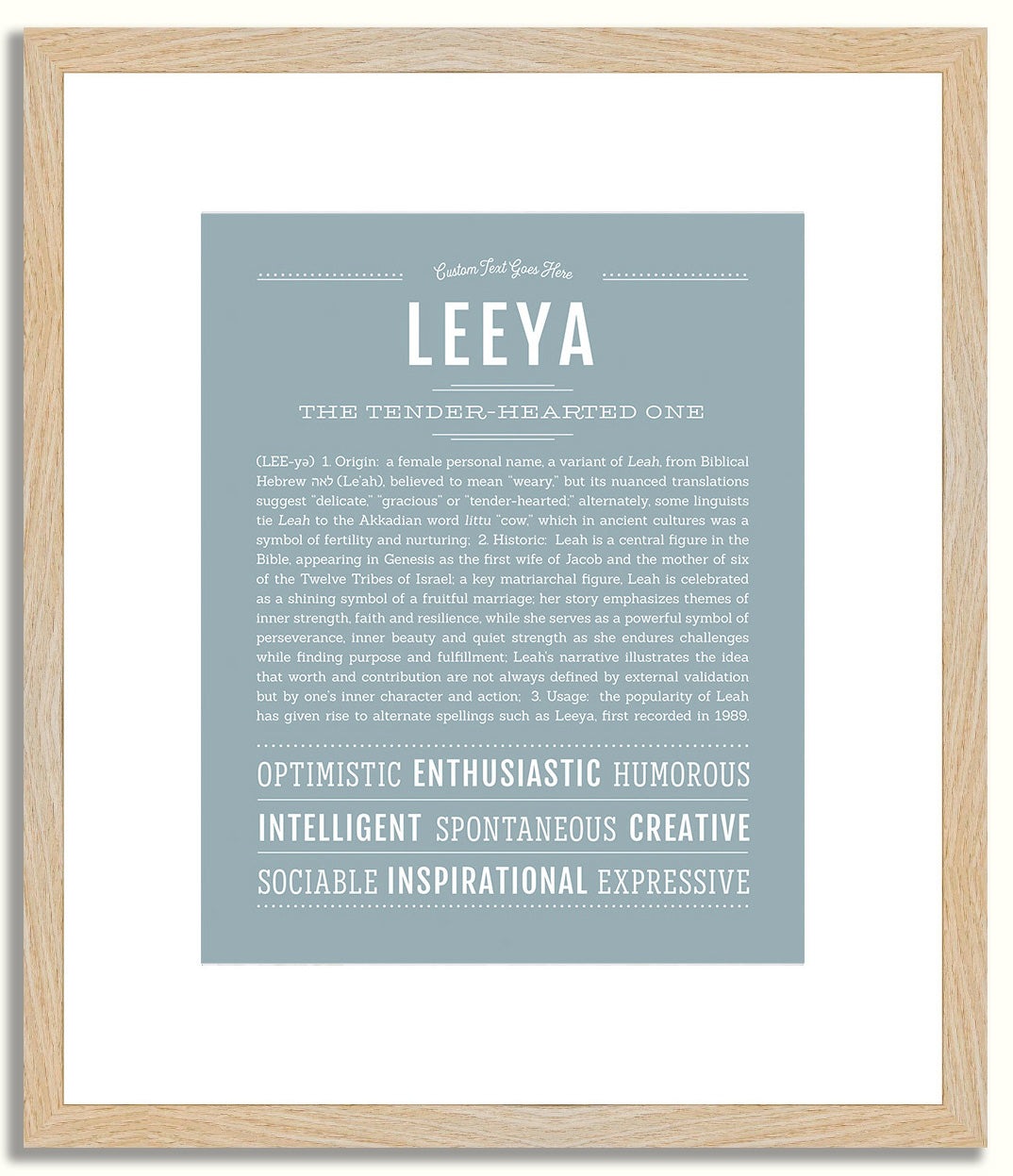 Leeya | Name Art Print