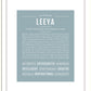 Leeya | Name Art Print