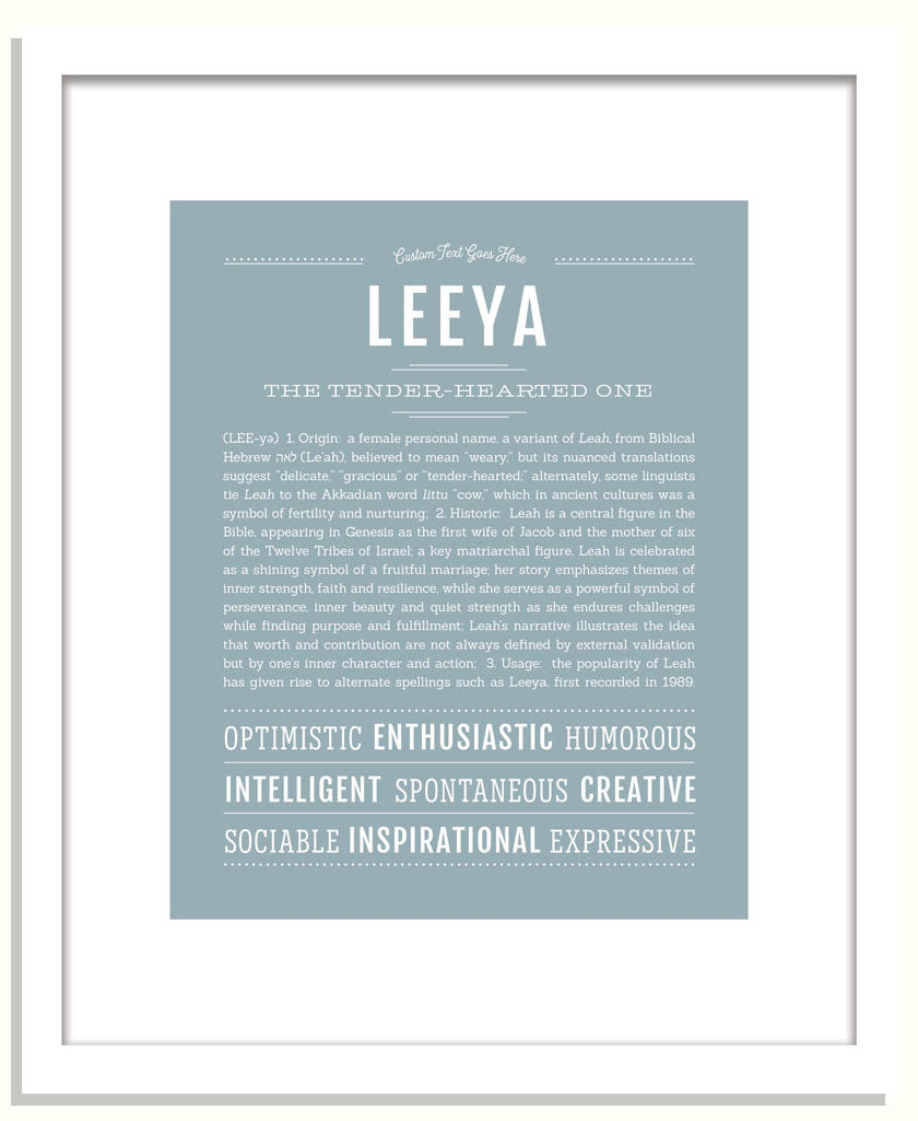 Leeya | Name Art Print