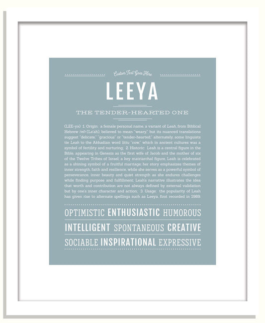 Leeya | Name Art Print