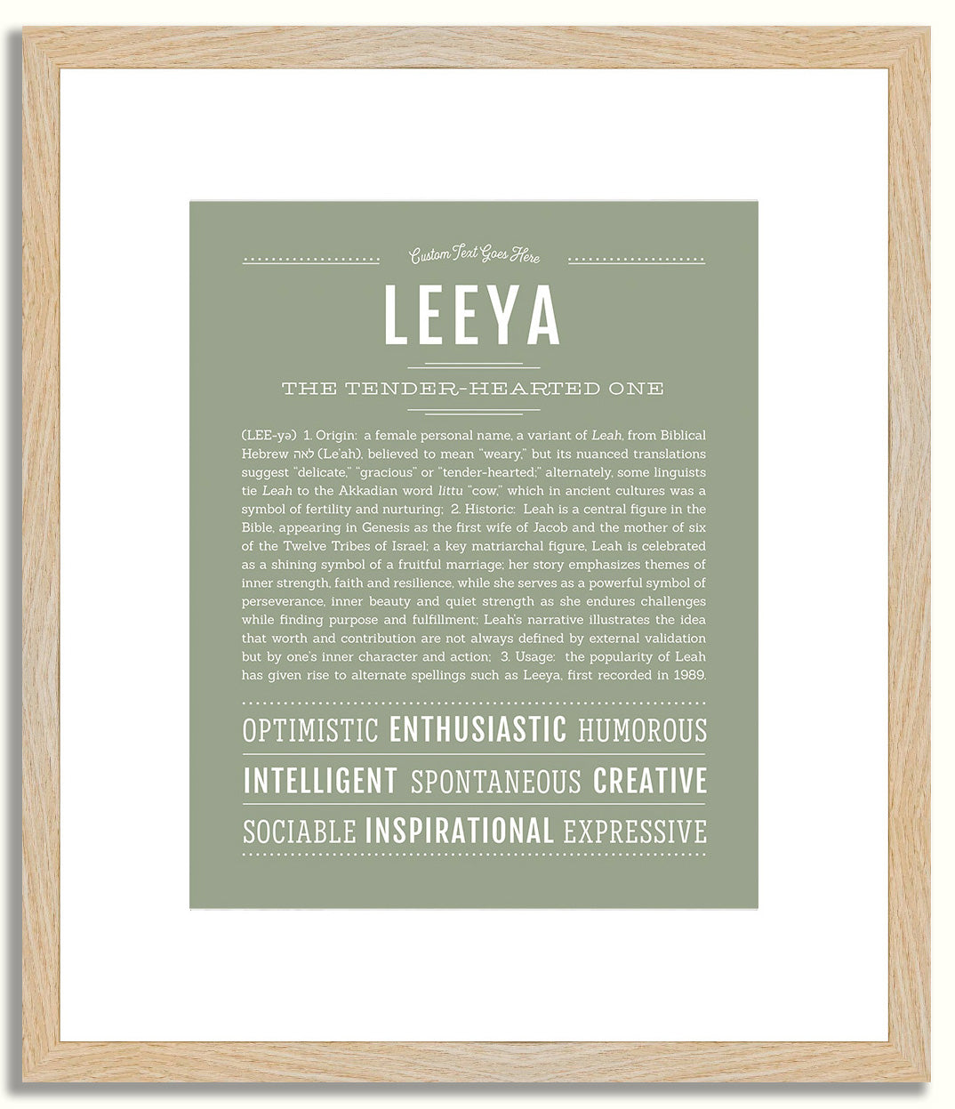 Leeya | Name Art Print