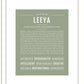 Leeya | Name Art Print