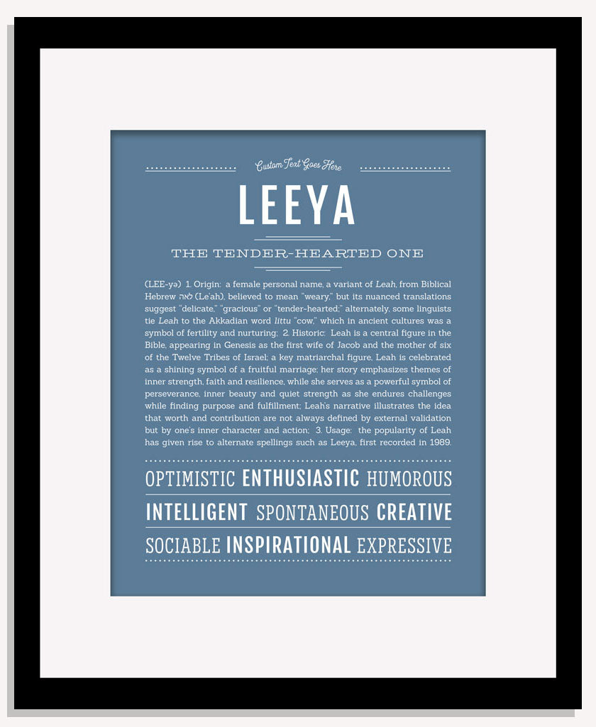 Leeya | Name Art Print