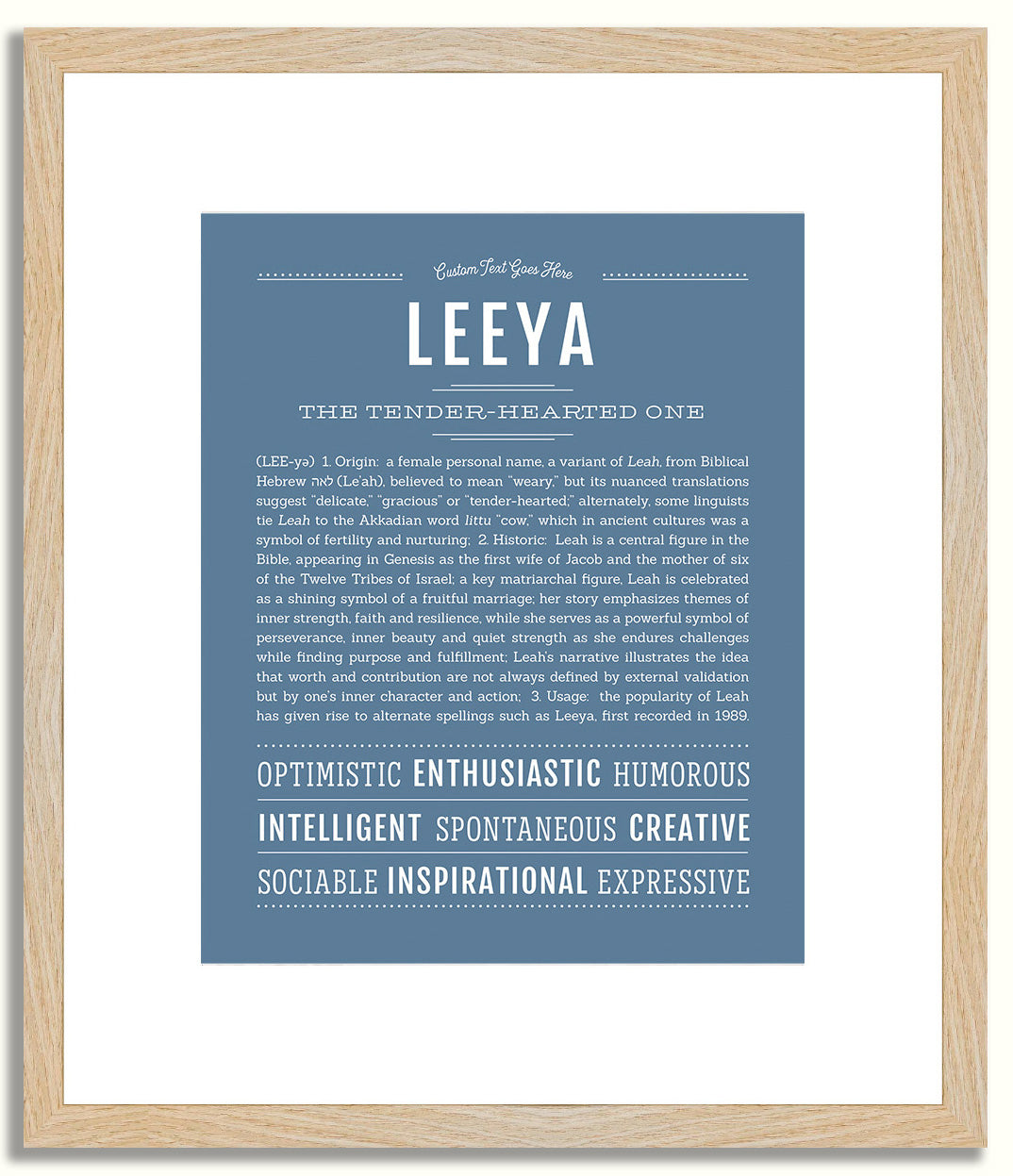 Leeya | Name Art Print