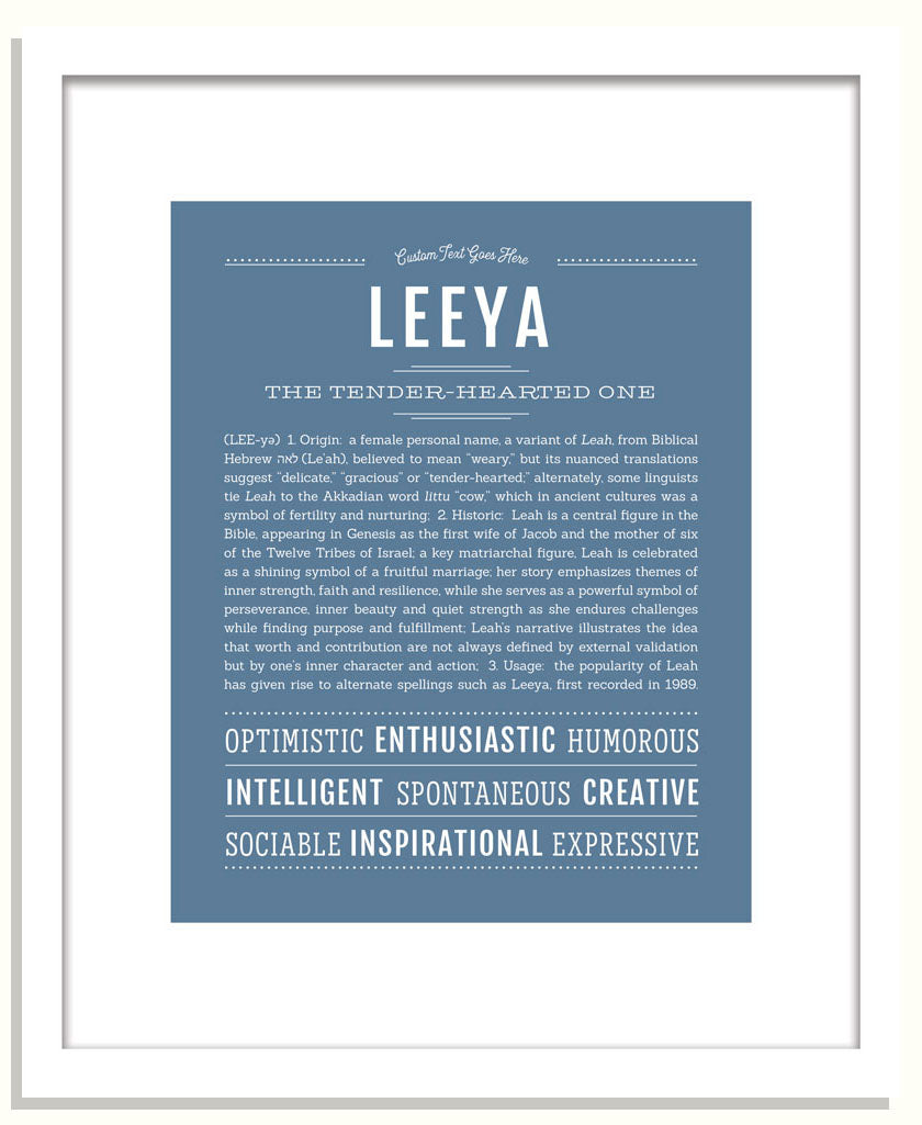 Leeya | Name Art Print