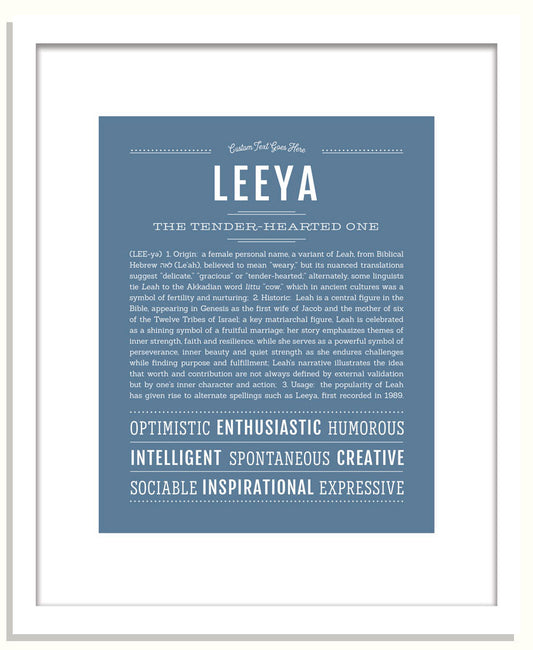 Leeya | Name Art Print